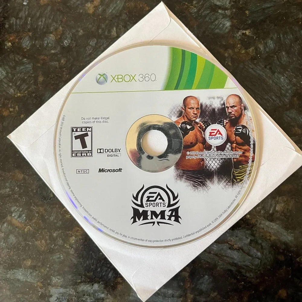 EA Sports MMA Microsoft Xbox 360 (Good Condition)